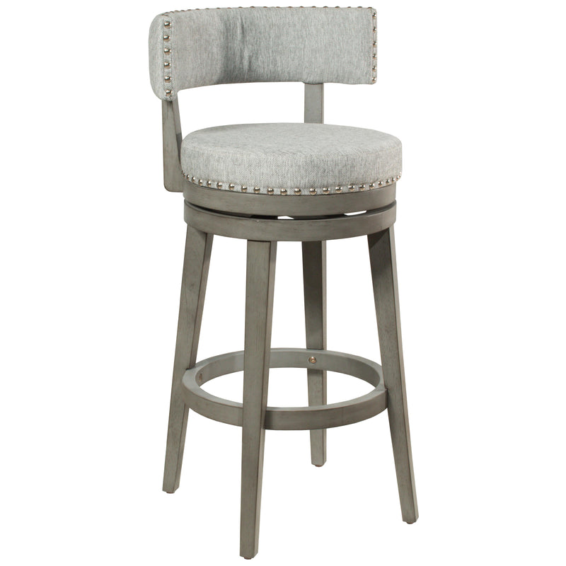 Hillsdale Furniture Lawton Counter Height Stool Lawton Swivel Counter Height Stool - Antique Grey IMAGE 2