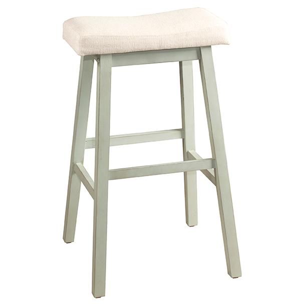 Hillsdale Furniture Moreno Pub Height Stool Moreno Backless Bar Stool - Blue Grey IMAGE 1