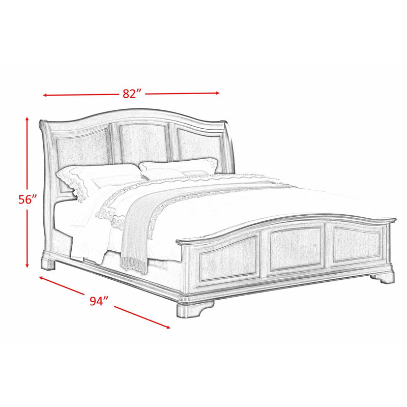 Elements International Cameron King Panel Bed CM750KB IMAGE 3