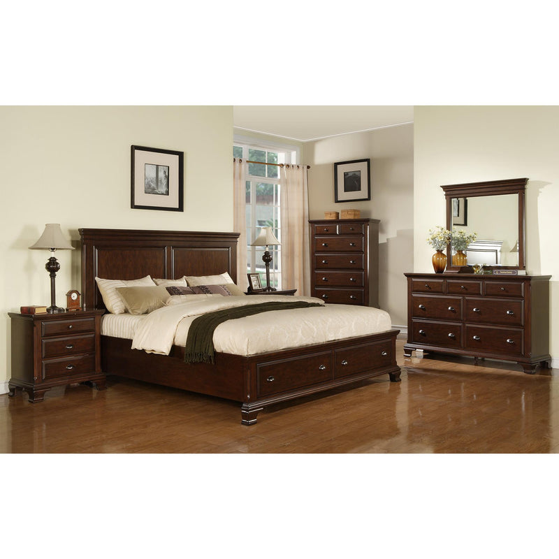 Elements International Canton Cherry 7-Drawer Dresser CN600DR IMAGE 3