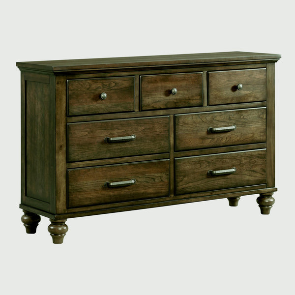 Elements International Chatham Gray 7-Drawer Dresser CH600DR IMAGE 1