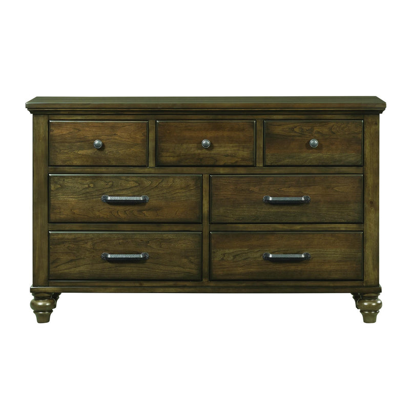 Elements International Chatham Gray 7-Drawer Dresser CH600DR IMAGE 2