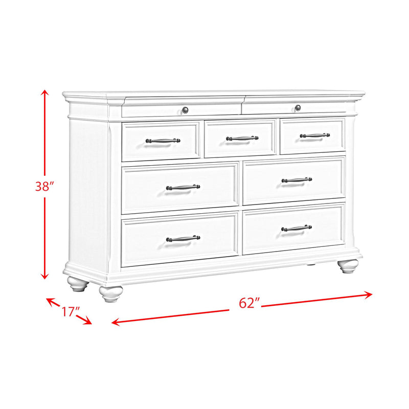 Elements International Slater 9-Drawer Dresser SR600DR IMAGE 12