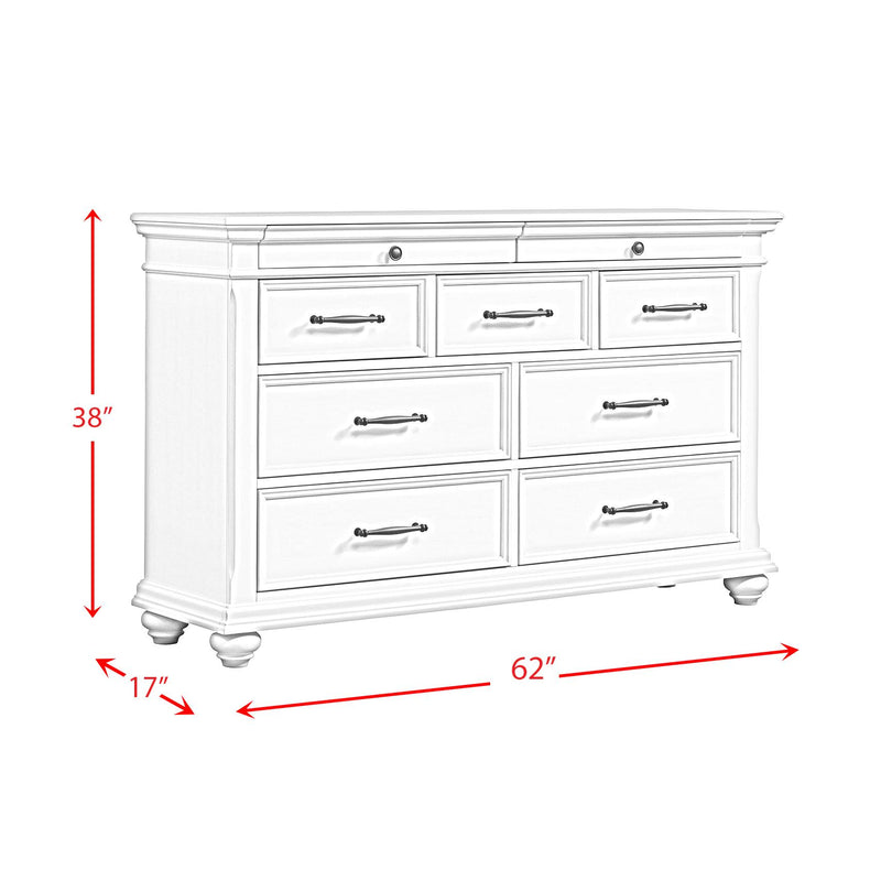 Elements International Slater 9-Drawer Dresser SR800DR IMAGE 11