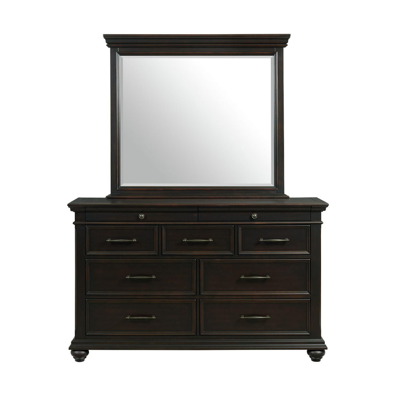 Elements International Slater 9-Drawer Dresser with Mirror SR800DRMR IMAGE 2