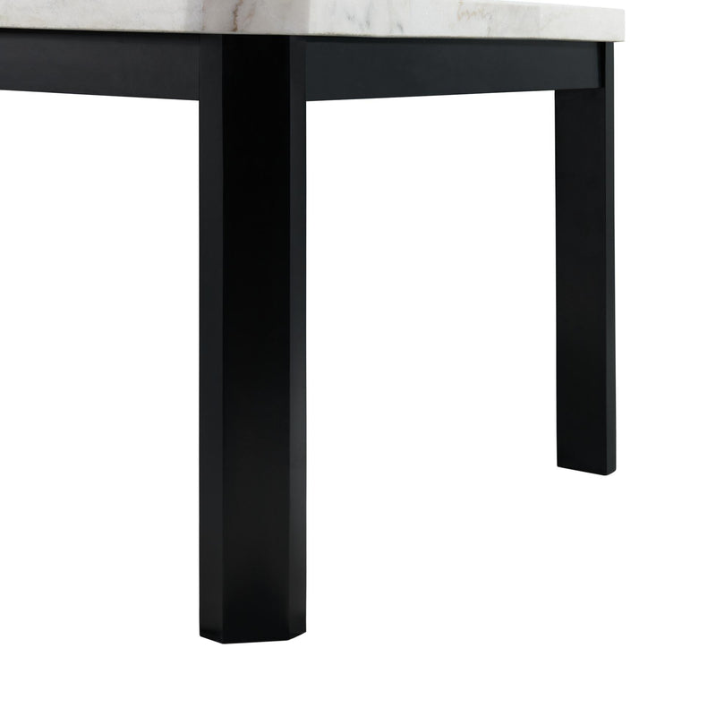 Elements International Square Francesca Counter Height Dining Table with Marble Top CFC700CHTB IMAGE 6