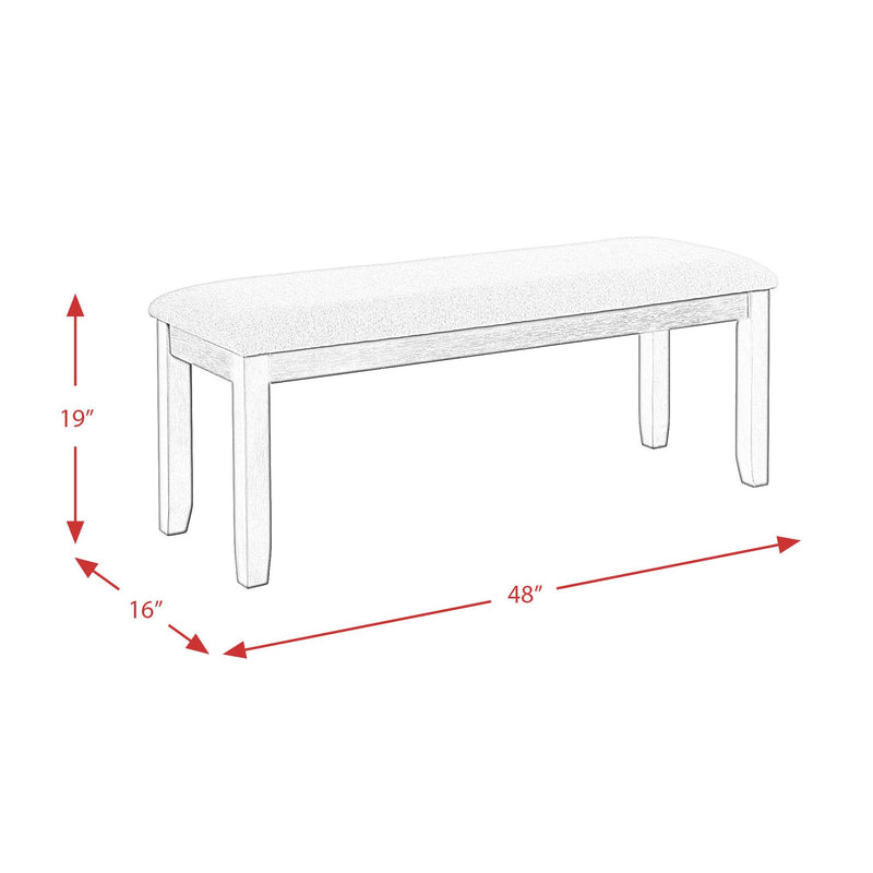 Elements International Martin Gray 6 pc Dinette DMT3006DS IMAGE 18