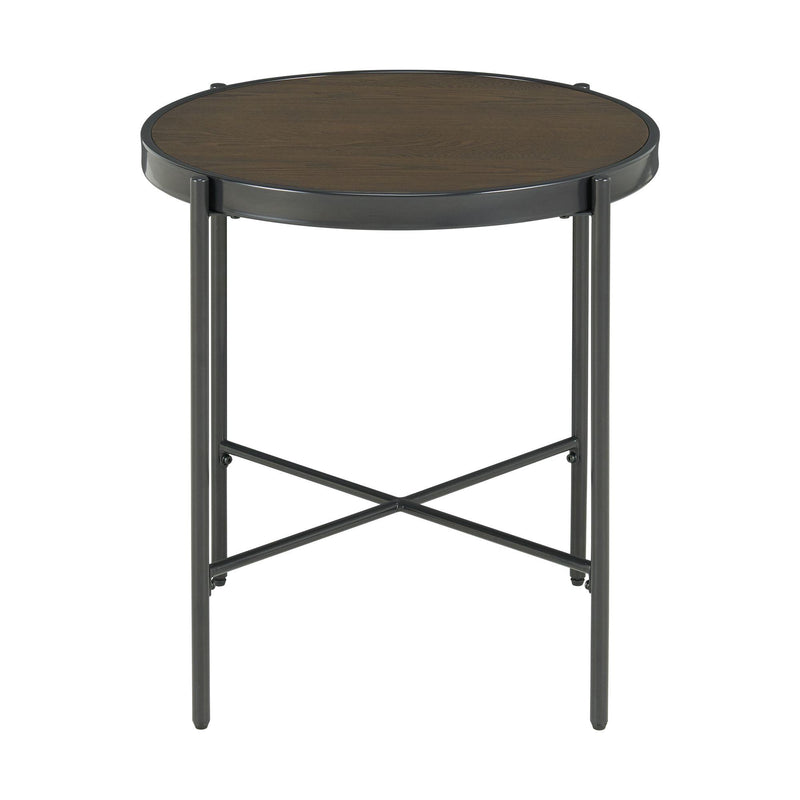 Elements International Vienna End Table CSO100ETWD IMAGE 2