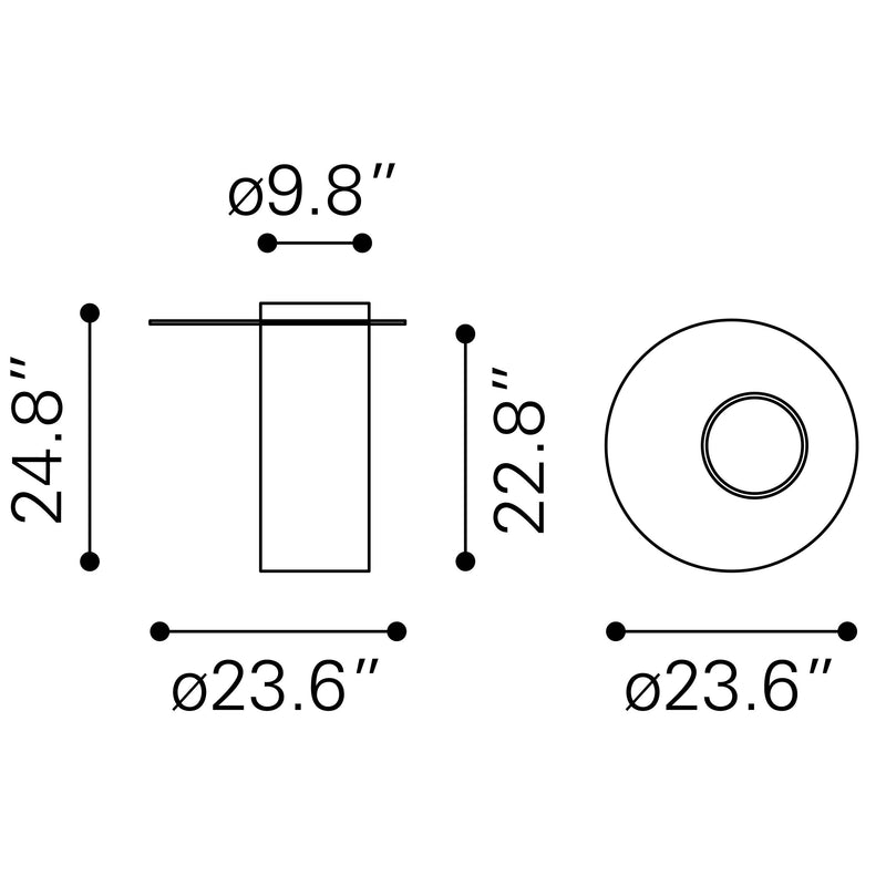 Zuo Emi End Table 101494 IMAGE 10