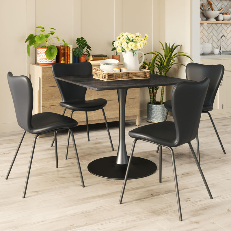 Zuo Square Molly Dining Table with Pedestal Base 101819 IMAGE 9