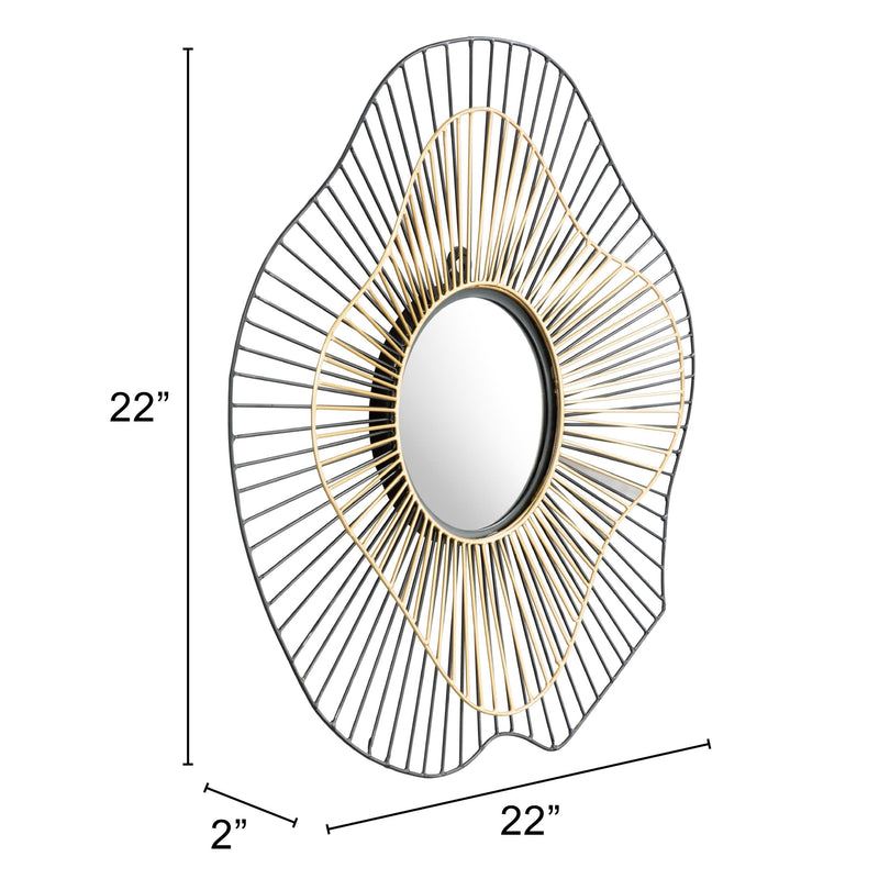 Zuo Comet Wall Mirror A12217 IMAGE 5