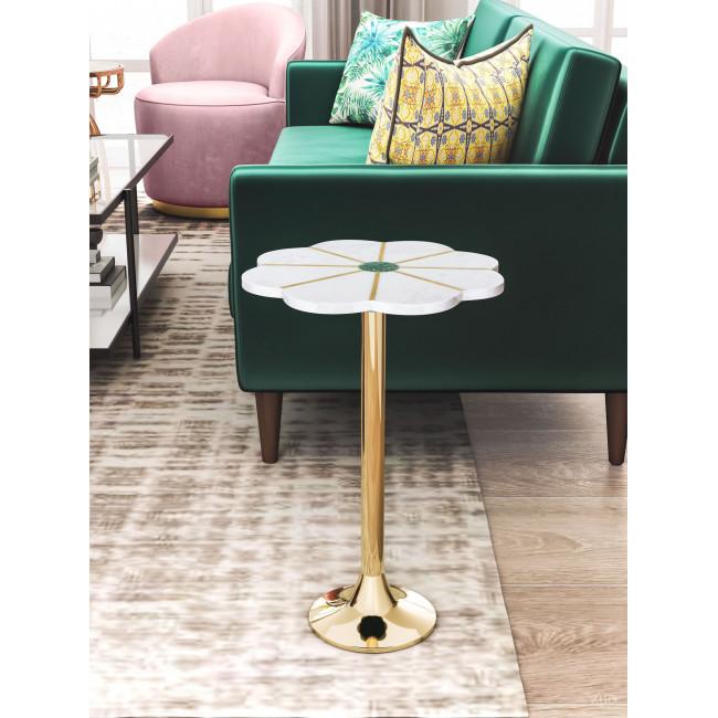 Zuo Scallop Chairside Table 101539 IMAGE 10