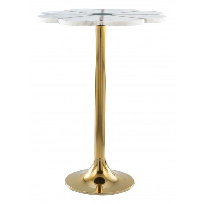 Zuo Scallop Chairside Table 101539 IMAGE 4