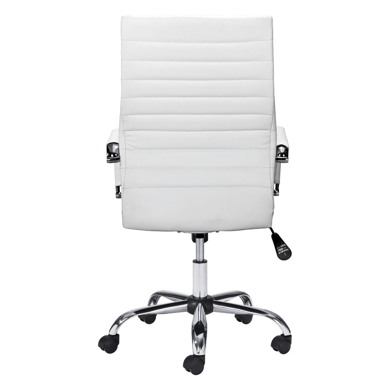 Zuo Primero 101822 Office Chair - White IMAGE 4