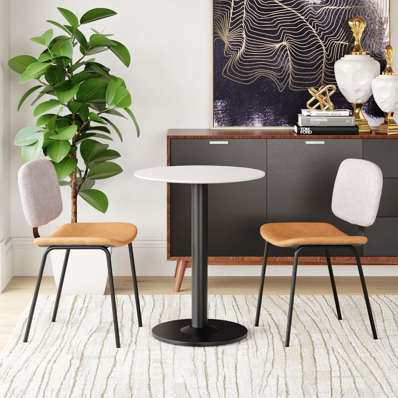 Zuo Round Alto Dining Table with Pedestal Base 101569 IMAGE 7