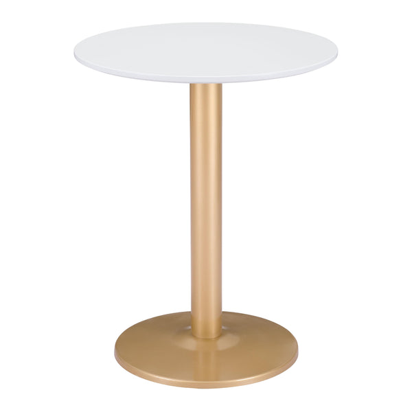 Zuo Round Alto Dining Table with Pedestal Base 101570 IMAGE 1