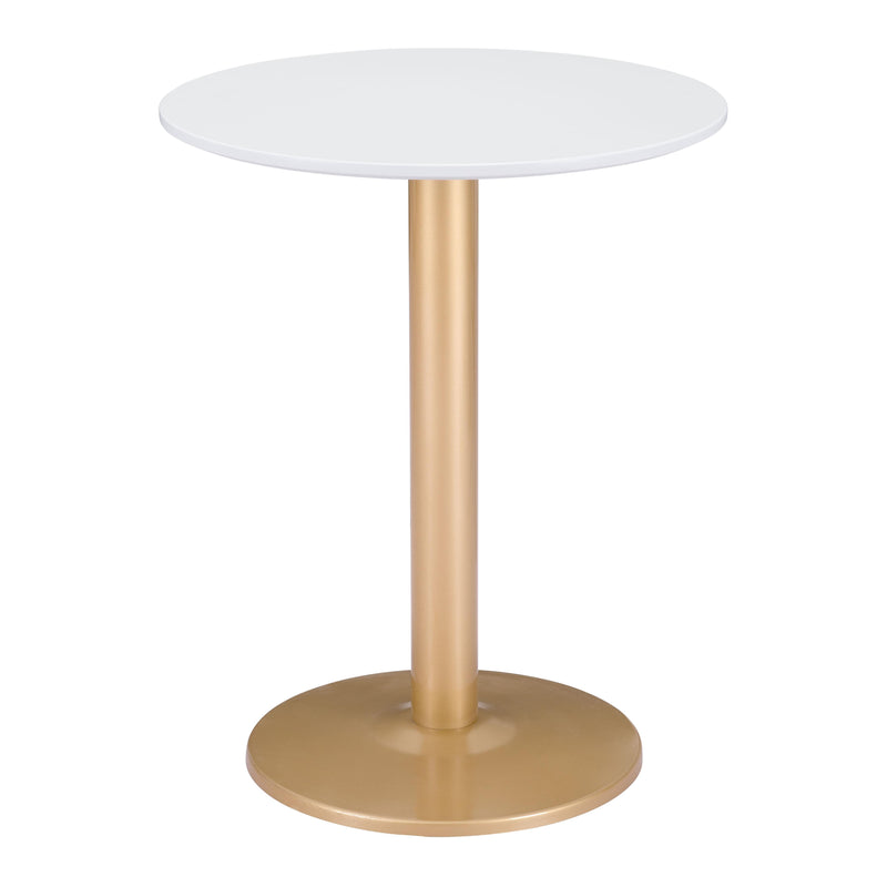 Zuo Round Alto Dining Table with Pedestal Base 101570 IMAGE 1