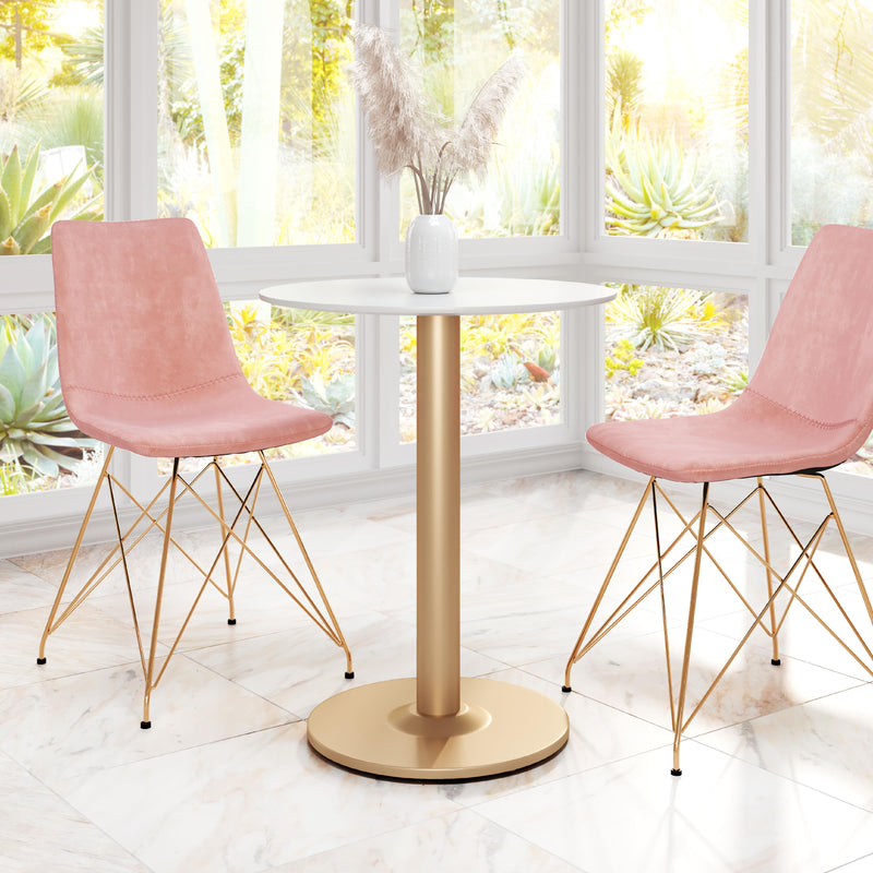 Zuo Round Alto Dining Table with Pedestal Base 101570 IMAGE 7