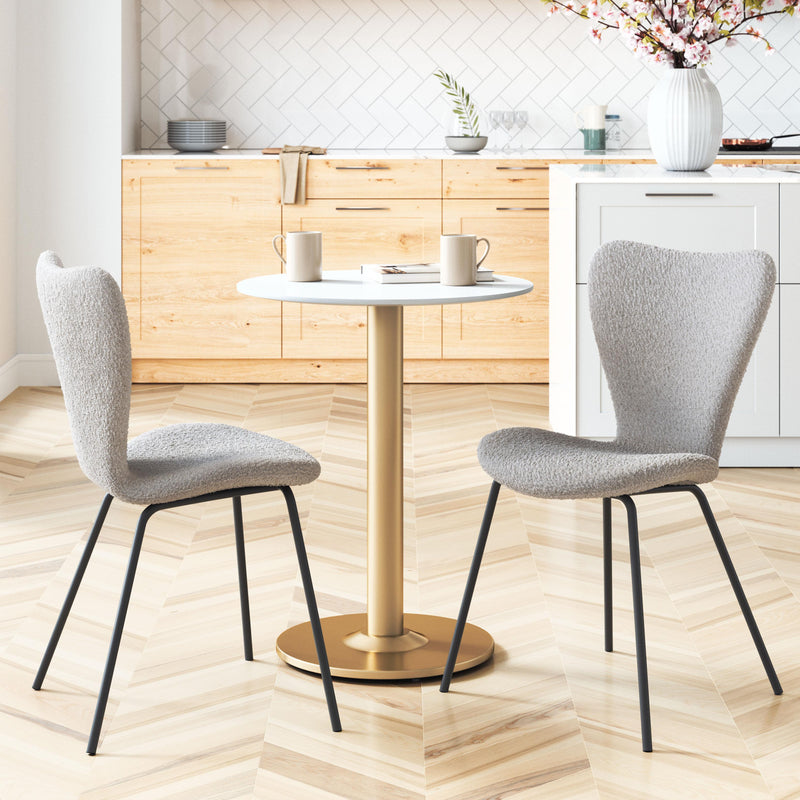 Zuo Round Alto Dining Table with Pedestal Base 101570 IMAGE 8