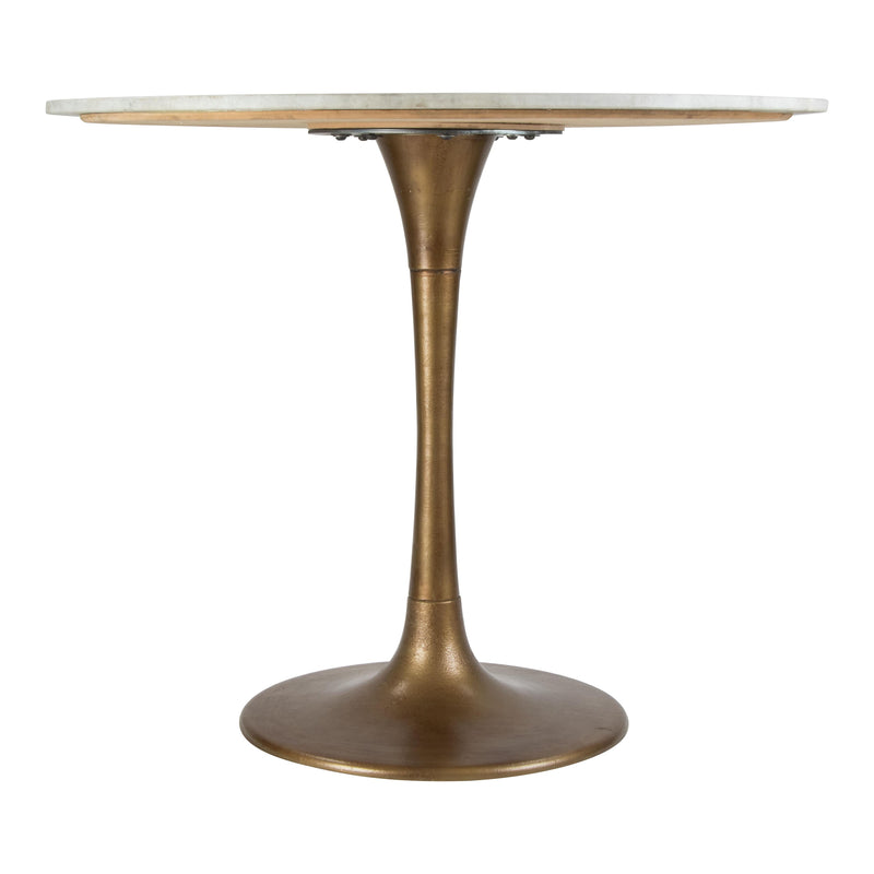 Zuo Fullerton 101842 Dining Table - White & Gold IMAGE 2