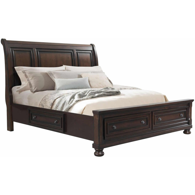 Elements International Kingston King Sleigh Bed with Storage KT600KF/KT600KH/KT650KR IMAGE 1