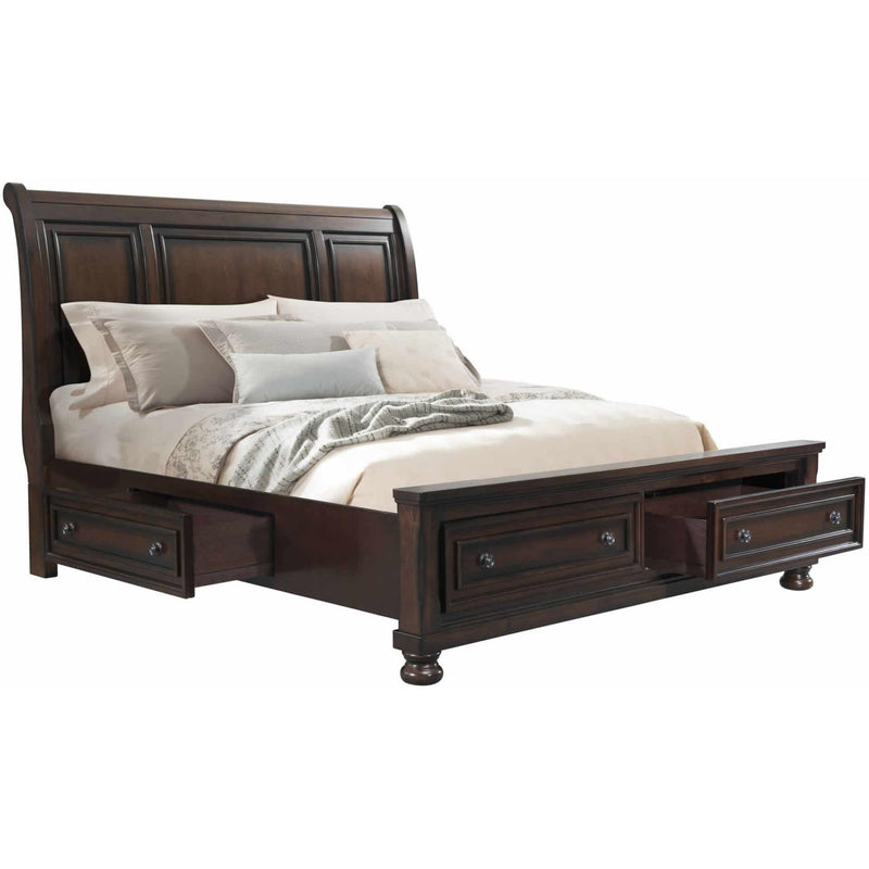 Elements International Kingston King Sleigh Bed with Storage KT600KF/KT600KH/KT650KR IMAGE 2