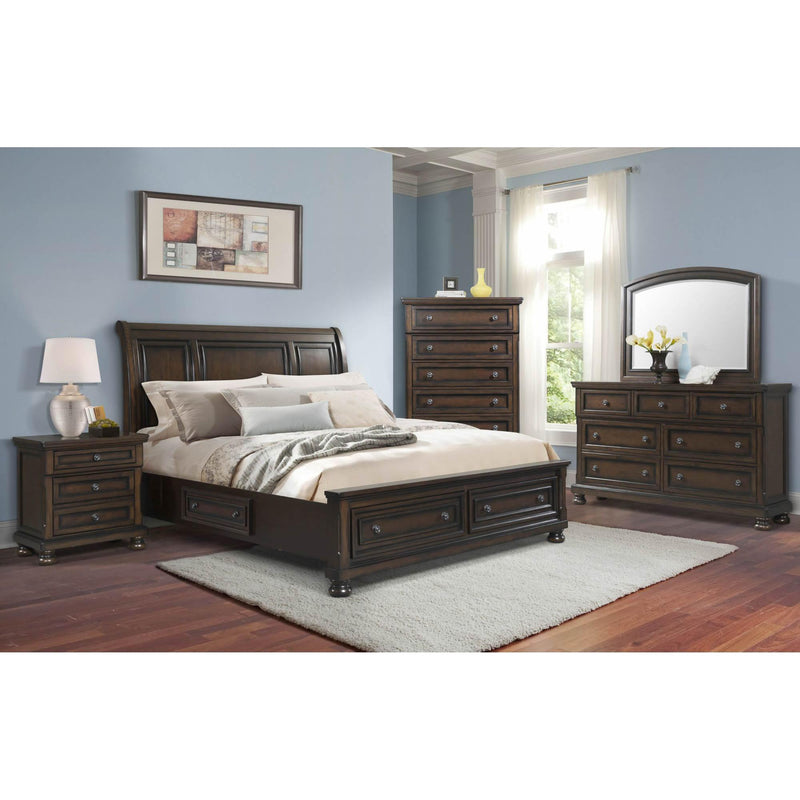 Elements International Kingston King Sleigh Bed with Storage KT600KF/KT600KH/KT650KR IMAGE 8