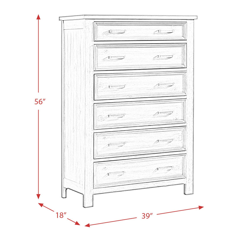 Elements International Sullivan 6-Drawer Chest SV500CH IMAGE 11