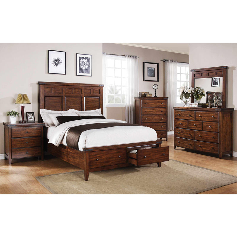 Winners Only Mango Queen Panel Bed with Storage BMG1001QS IMAGE 2