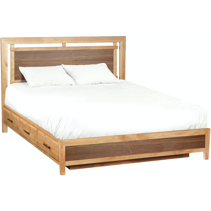 Whittier Wood Addison King Panel Bed with Storage 2022DUET IMAGE 1