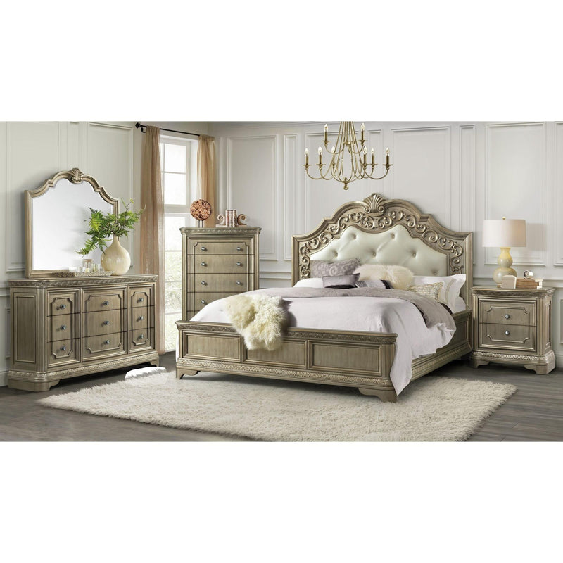 Elements International Vincenza King Bed VC600KB IMAGE 3