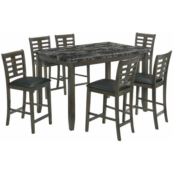 Elements International Nash 7 pc Counter Height Dinette DNS3007CS IMAGE 1