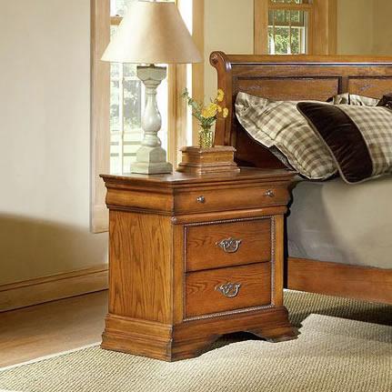 Elements International Shenandoah 3-Drawer Nightstand LSE600NS IMAGE 1