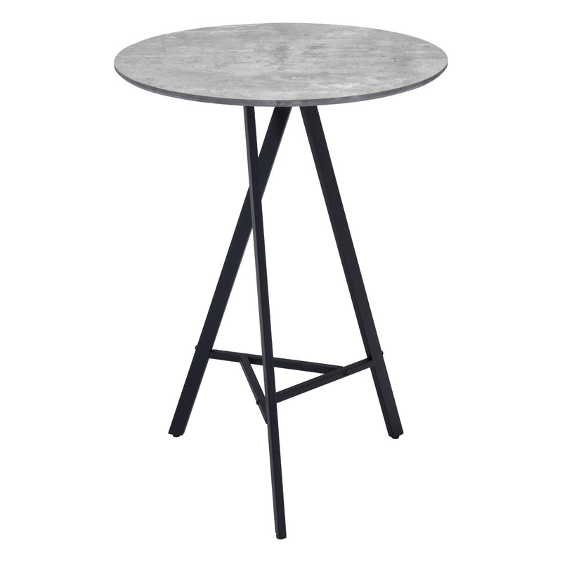 Zuo Round Rouen Pub Height Dining Table with Pedestal Base 101881 IMAGE 4