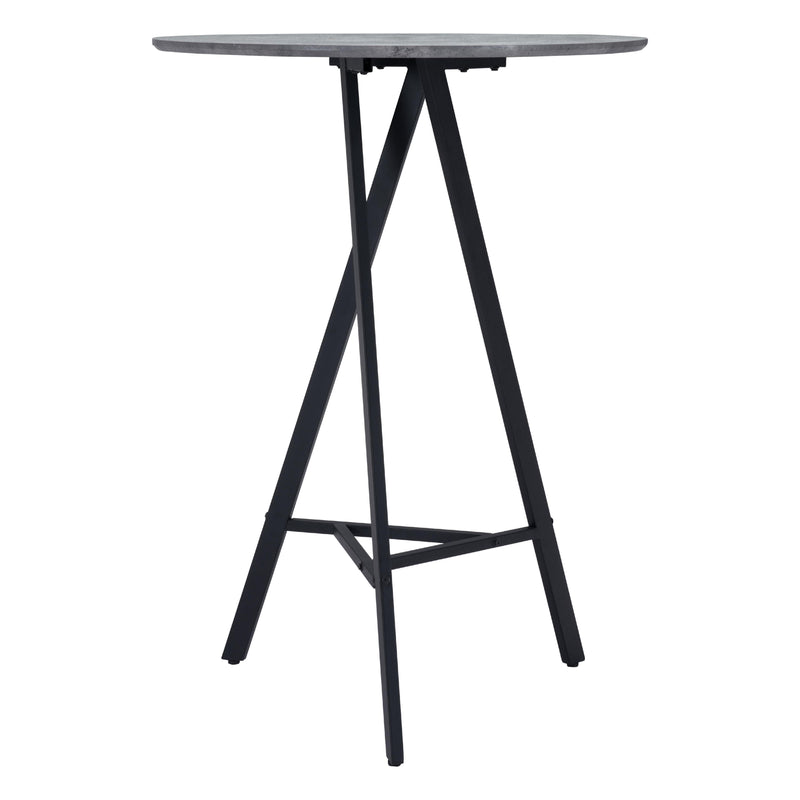 Zuo Round Rouen Pub Height Dining Table with Pedestal Base 101881 IMAGE 5