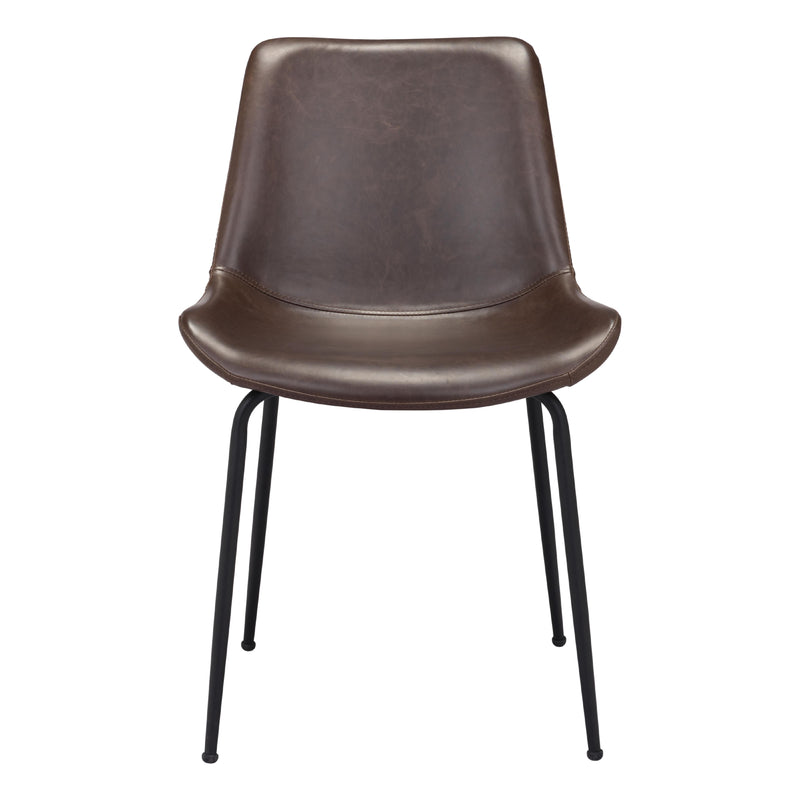 Zuo Byron 101777 Dining Chair - Brown IMAGE 3