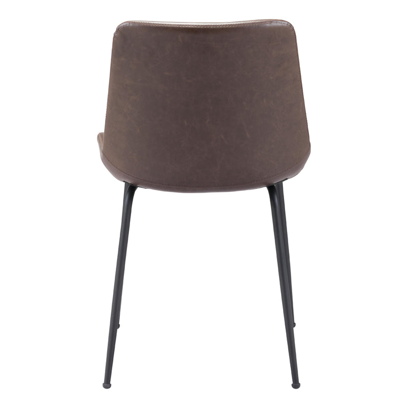 Zuo Byron 101777 Dining Chair - Brown IMAGE 4