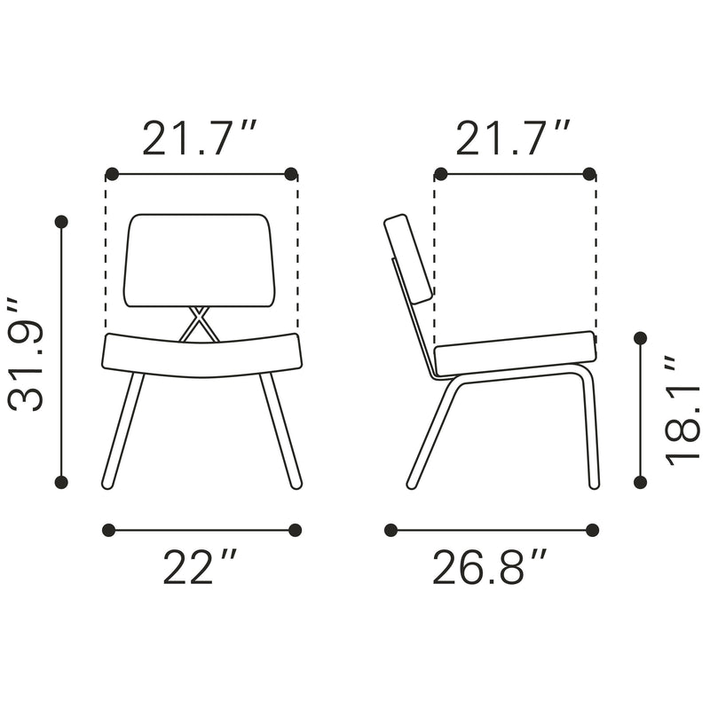 Zuo Nicole Dining Chair 101965 IMAGE 10