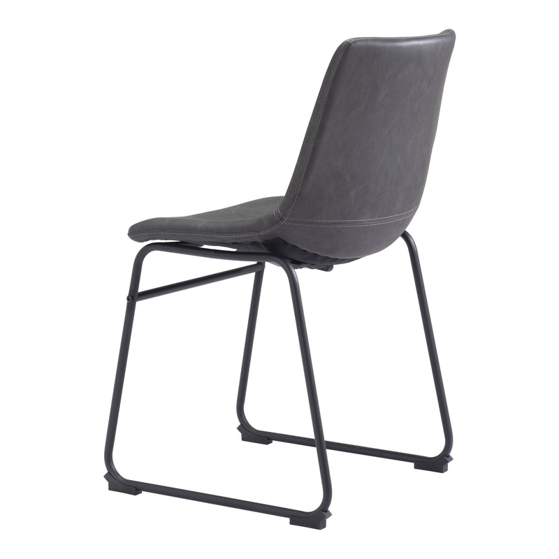 Zuo Smart 101995 Dining Chair - Charcoal IMAGE 5