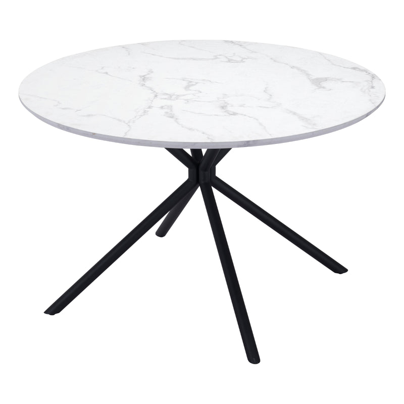 Zuo Round Amiens Dining Table with Pedestal Base 101879 IMAGE 4