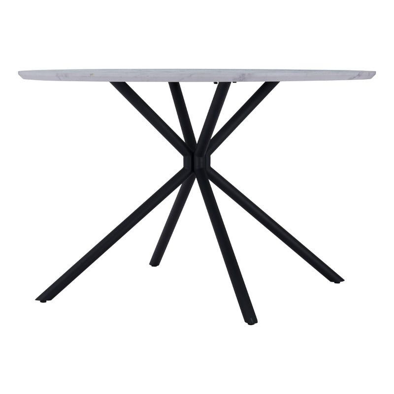 Zuo Round Amiens Dining Table with Pedestal Base 101879 IMAGE 5