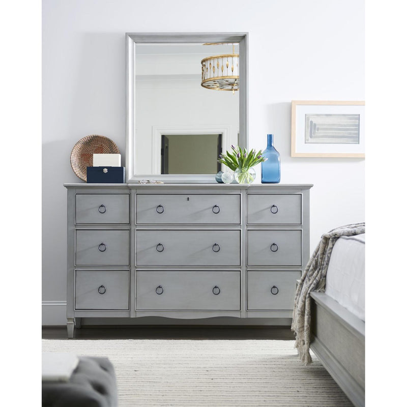 Universal Furniture Summer Hill - French Gray Dresser Mirror 98605M IMAGE 3