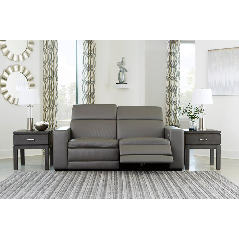 Signature Design by Ashley Texline Power Reclining Leather Match 3 pc Sectional U5960322/U5960321/U5960323 IMAGE 4