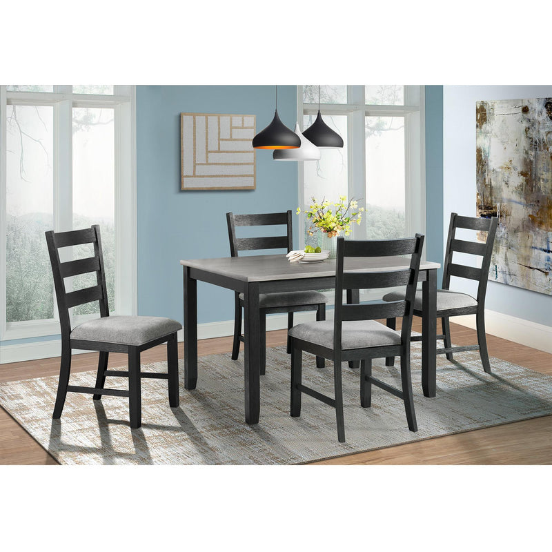 Elements International Martin Grey Dining Chair DMT300SC IMAGE 10