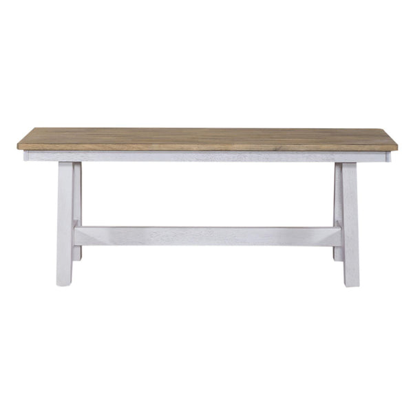 Liberty Furniture Industries Inc. Lindsey Farm Bench 62WH-C9000B IMAGE 1