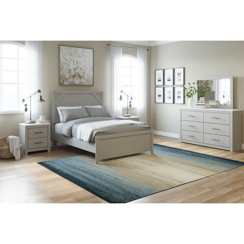 Signature Design by Ashley Cottonburg 6-Drawer Dresser with Mirror B1192-31/B1192-36 IMAGE 4