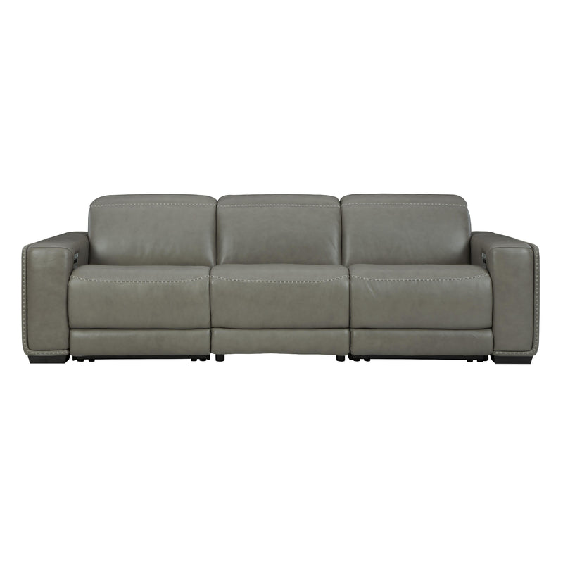 Signature Design by Ashley Correze Power Reclining Leather Match 3 pc Sectional U9420258/U9420246/U9420262 IMAGE 4