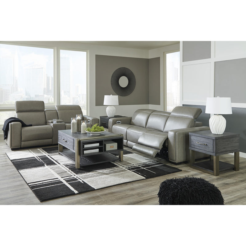 Signature Design by Ashley Correze Power Reclining Leather Match 3 pc Sectional U9420258/U9420257/U9420262 IMAGE 10