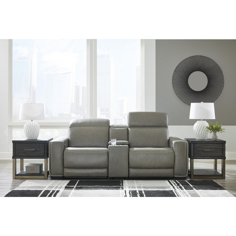 Signature Design by Ashley Correze Power Reclining Leather Match 3 pc Sectional U9420258/U9420257/U9420262 IMAGE 6