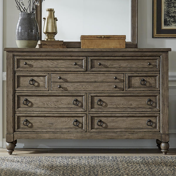 Liberty Furniture Industries Inc. Americana Farmhouse 9-Drawer Dresser 615-BR31 IMAGE 1